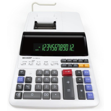  Sharp EL-2607LG számológép szalagos kétszínű nyomtatás 12 számjegy számológép