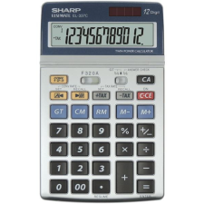 Sharp EL-337C asztali számológép szürke számológép