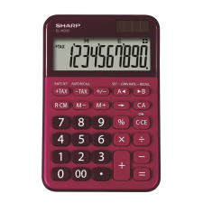 Sharp ELM-335B-RD napelemes asztali számológép számológép