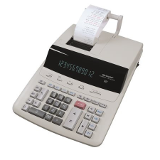 Sharp Számológép, szalagos, 12 számjegy, 2 színű nyomtató, SHARP "CS-2635RHGYSE" számológép