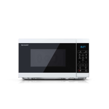 Sharp YC-MS02EW 20L digitális mikrohullámú sütő , fehér fekete mikrohullámú sütő