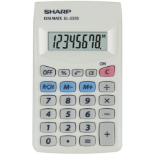Sharp Zsebszámológép, 8 számjegy, SHARP &quot;EL-233S&quot; számológép