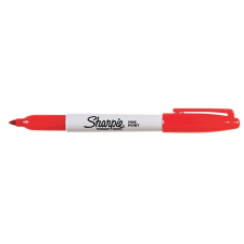 Sharpie Fine Point 1mm Alkoholos marker - Piros filctoll, marker