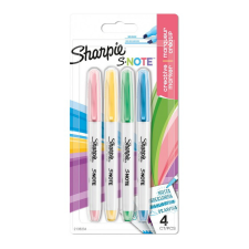 Sharpie S-Note Filctoll készlet - Vegyes színek (4 db / csomag) filctoll, marker