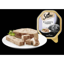 Sheba Adult Alutálcás – Borjú és csirke pástétom – 12×85 g macskaeledel