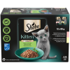  Sheba Kitten 4Pack nedves macskaeledel válogatás - lazac, csirke 12 x 85 g