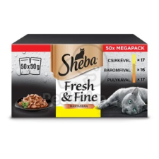  Sheba Mini Fresh & Fine alutasakos macskaeledel - baromfi 50 x 50 g macskaeledel