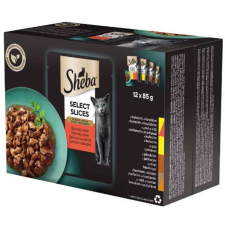 Sheba Sheba Selection in Sauce Adult - Alutasakos (Húsos válogatás, szószban) macskák részére (12x85g) macskaeledel