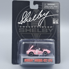  Shelby Cobra 427 S/C 1:64 rózsaszín makett
