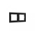 Shelly , Wall Switch Frame x2 Black