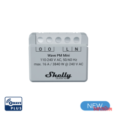 Shelly Z-Wave PM Mini okosrelé okos kiegészítő