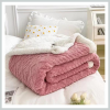  Sherpa minőségi vastag pléd rózsaszín szinben 150x200 SSK3