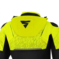 Shima Drift női kabáthoz kapucni fluo sárga motoros kabát