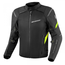 Shima Rush 2.0 motoros kabát fekete-fluo sárga motoros kabát