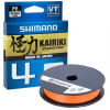  Shimano Kairiki 4 Braid Line 150m 0,20mm 13,8kg - Hi-Vis Orange- Original Japan Products (Ldm54Te2020015H)