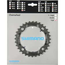 Shimano lánckerék 32f fcm430 fekete kerékpáros kerékpár és kerékpáros felszerelés