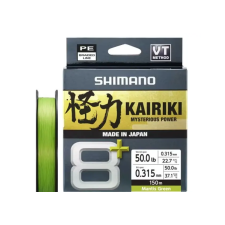  Shimano Line Kairiki 8+ 150m 0.19mm 12.8kg Mantis Green (LDM58XE1819015G) horgászzsinór