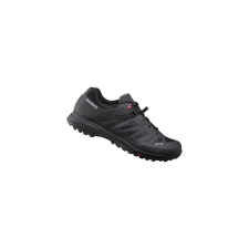 Shimano SH-ET500 trekking/túra kerékpáros cipő, fűzős, fekete, 45-ös kerékpáros cipő
