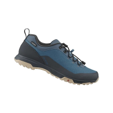 Shimano SH-ET501 férfi trekking és túra kerékpáros cipő, fűzős, kék, 44-es kerékpáros cipő