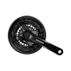 Shimano Tourney FC-TY501 négyszögtengelyes trekking hajtómű 24-34-42T, 175 mm, alumínium, LV, fekete