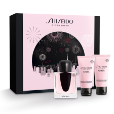 Shiseido Ginza Ajándékszett, Eau de Parfum 50ml + Shower gel 50ml + Body lotion 50ml, női kozmetikai ajándékcsomag