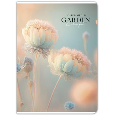 SHKOLYARYK Füzet, tűzött, A4, kockás, 80 lap, SHKOLYARYK &quot;Garden&quot;, vegyes füzet