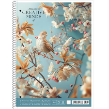 SHKOLYARYK Spirálfüzet, A4, kockás, 80 lap, SHOLYARYK College Block Creative Minds , vegyes füzet