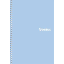SHKOLYARYK Spirálfüzet, A5, kockás, 80 lap, PP borító, SHKOLYARYK "Genius Pastel", vegyes füzet