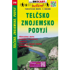 Shocart SC 216. Telčsko turistatérkép , Podyjí turista térkép Shocart 1:100 000 térkép