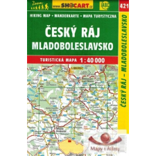 Shocart SC 421. Cseh Paradicsom, Cesky raj, Mladoboleslavsko turista térkép Shocart 1:40 000 térkép