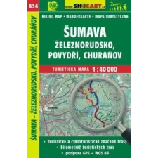 Shocart SC 434. Sumava turista térkép, Šumava térkép - Železnorudsko - Povydri - Churánov turistatérkép Shocart 1:SC 40 000 2017 térkép