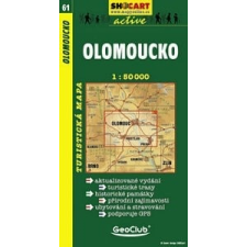 Shocart SC 61. Olomoucko turista térkép Shocart 1:50 000 térkép