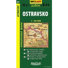 Shocart SC 67. Ostravsko, Ostrava turista térkép Shocart 1:50 000 térkép