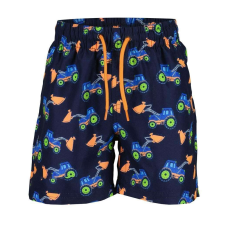 short, úszóshort munkagép mintás 3 év (98 cm) gyerek fürdőruha