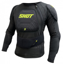 SHOT Airlight gyerek testvédő fekete-fluo sárga protektor