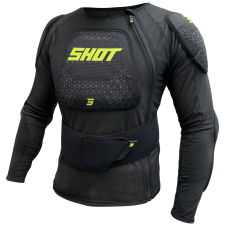 SHOT Airlight testprotektor fekete-fluo sárga protektor