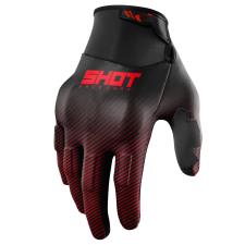 SHOT Drift Rim motocross kesztyű piros motoros kesztyű