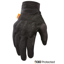 SHOT Guard D3O® fekete motocross kesztyű fekete motoros kesztyű