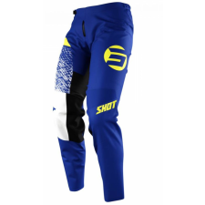 SHOT Gyerek motocross nadrág Shot Devo Roll fluo sárga-kék motoros nadrág
