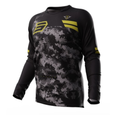 SHOT hot Devo Army motocross mez fekete-szürke-arany motocross mez