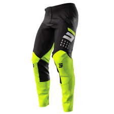 SHOT Motocross nadrág Shot Contact Camo fekete-fehér-fluo sárga motoros nadrág