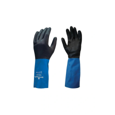  SHOWA CHM latexre mártott neoprén vegyszerálló védőkesztyű 24 db