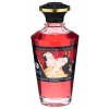 Shunga - melegítő hatású masszázsolaj - pezsgő-eper (100ml)