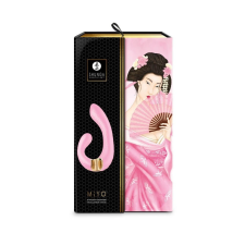 Shunga Miyo - szilikon, akkus, csiklóizgatós, G-pontos, vízálló vibrátor - 18,5 cm (rózsaszín) vibrátorok