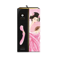 Shunga Zoa - szilikon, akkus, vízálló, masszírozó vibrátor - 26,5 cm (rózsaszín) vibrátorok