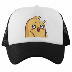  Shy chicken Emoji - Trucker Hálós Baseball Sapka