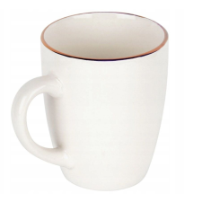 Siaki Collection bögre, porcelán, 8x5 cm, 200 ml, fehér/arany bögrék, csészék