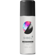 Sibel Színes hajlakk - Hajszínező Spray – Fekete hajfesték, színező