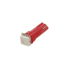 Siberia Izzó, műszerfal T5, 12V, 1W, 1 SMD, piros (KC) autóalkatrész