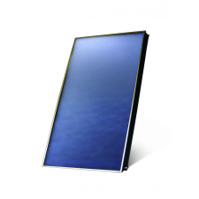 SID Solar Napkollektor nagyméretű rézcsöves síkkollektor 9,5 cm vastag fekete alumínium keret, kék szelektív bevonat, 9 év garanciával, jó ár! napelem